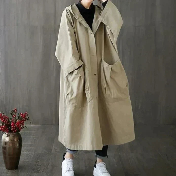 Trench-coat oversize tendance pour femme – Édition automne Maren