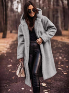 Trench-coat femme ceinturé à double boutonnage – Clara