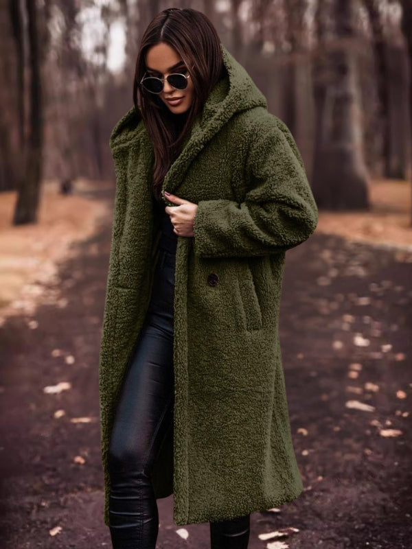 Trench-coat femme ceinturé à double boutonnage – Clara