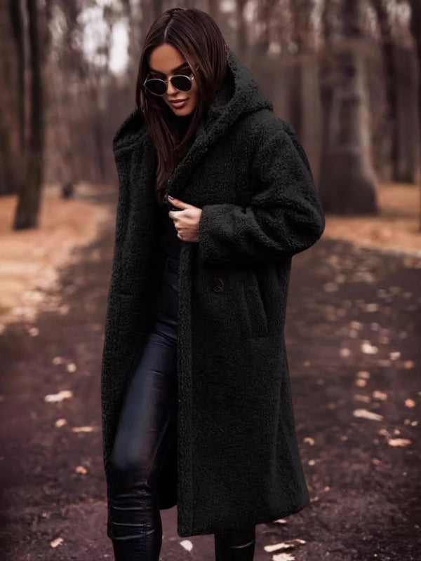 Trench-coat femme ceinturé à double boutonnage – Clara