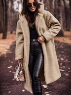 Trench-coat femme ceinturé à double boutonnage – Clara