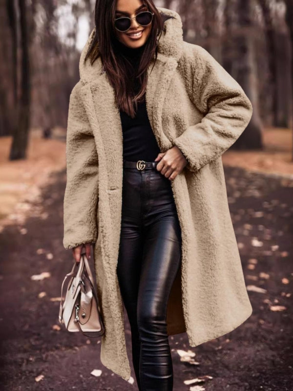 Trench-coat femme ceinturé à double boutonnage – Clara