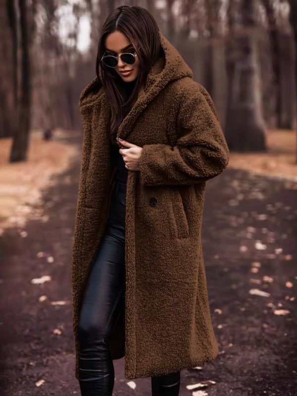 Trench-coat femme ceinturé à double boutonnage – Clara