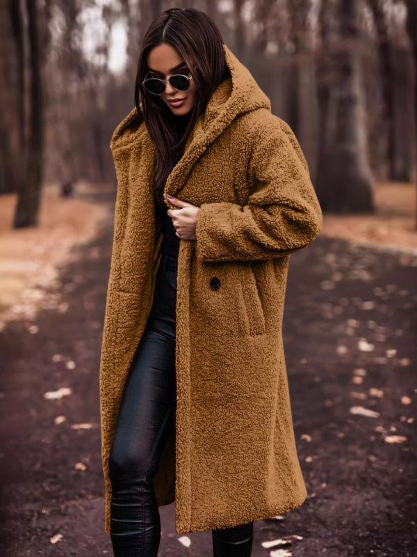 Trench-coat femme ceinturé à double boutonnage – Clara