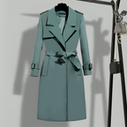 Trench-coat femme cintré à boutonnage – Sophia