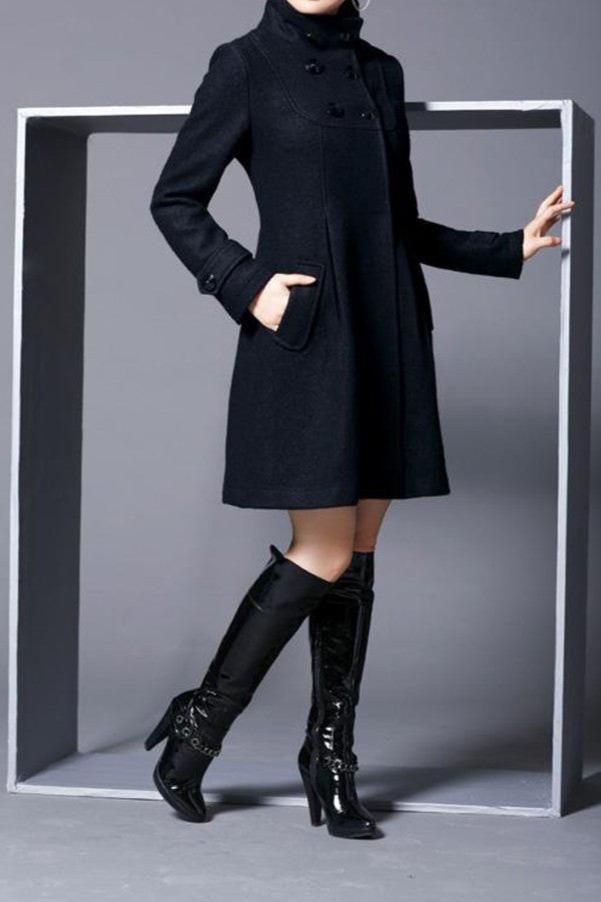 Manteau habillé - Bonnet - Mi-long - Trench-coat - Vestes pour femme