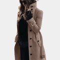 Long trench-coat ajusté à la taille - Alicia