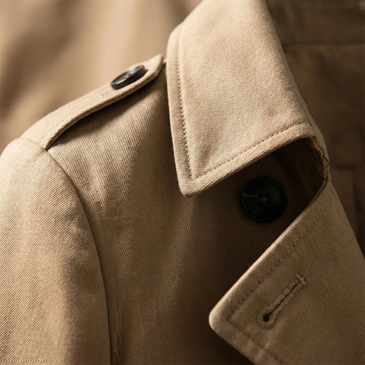 Long trench-coat ajusté à la taille - Alicia