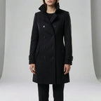 Long trench-coat ajusté à la taille - Alicia