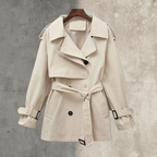 Trench-coat femme croisé avec ceinture – Rosemary