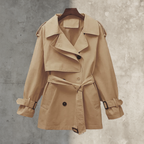 Trench-coat femme croisé avec ceinture – Rosemary