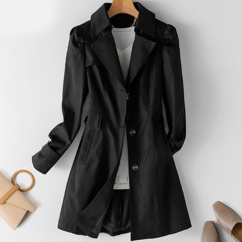 Trench-coat - Traditionnel - Mi-long - Veste d'automne - Trench-coat pour femme