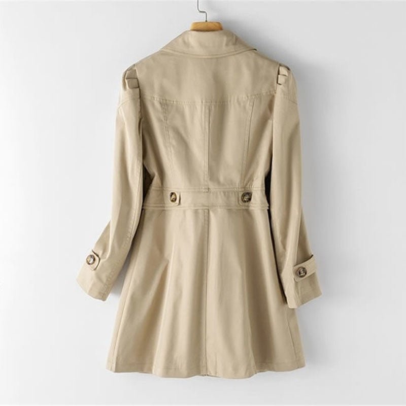 Trench-coat - Traditionnel - Mi-long - Veste d'automne - Trench-coat pour femme