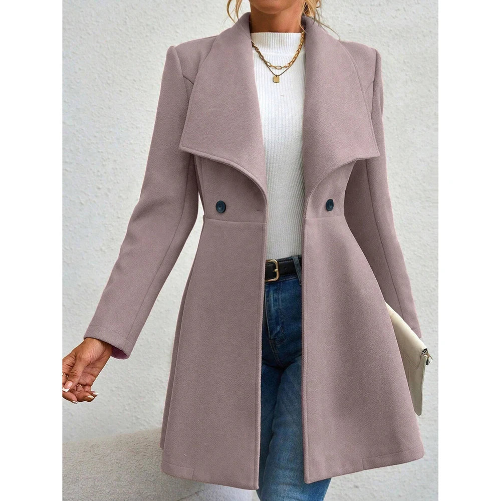 Manteau en laine | Traditionnel | Mi-long | Trench-coat en laine | Manteau pour femme