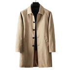 Trench-coat court traditionnel pour femme avec grand col