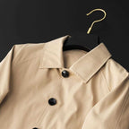 Trench-coat court pour femme avec col - Élégance intemporelle