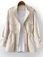 Trench-coat cargo pour femme pour l’automne – Patricia